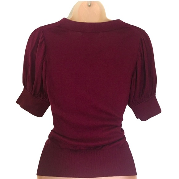 Banana Republic silk  short sleeve sweater xsmall - Picture 2 of 3